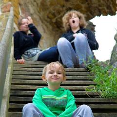 2010, Brendan, Chateau Landskron, Emma, Tara 2010, Brendan, Chateau Landskron, Emma, Tara