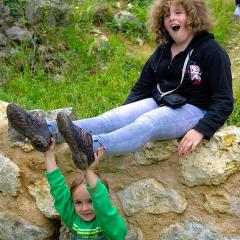 2010, Brendan, Chateau Landskron, Emma, Tara 2010, Brendan, Chateau Landskron, Emma, Tara