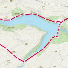 Ryburn Reservoir, Walk