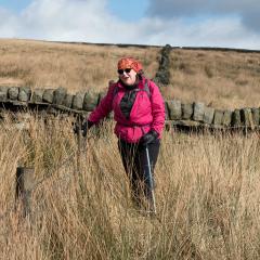 Jan, Stoodley Pike, Walk, Withens Clough