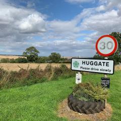 Cycling, Huggate, Millington, Nunburnholme, Pocklington Hills Circular, Warter, ebike