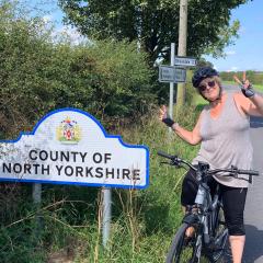 Cycling, Millington Pastures, Thixendale and Heart of the Wolds, ebike