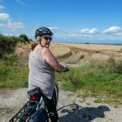Cycling, Jan, Millington Pastures, Thixendale and Heart of the Wolds, ebike