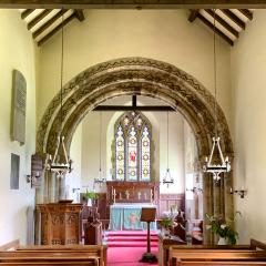 Bishop Wilton to Pocklington, Givendale, St Ethelburga's Chancel, Walk