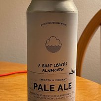 A Boat Leaves Alnmouth, Beer, Cloudwater, Northumberland
