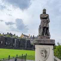 Robert the Bruce monument, Stirling, Stirling Castle