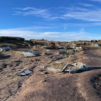 B29 Crash Site, Peak District, Tara