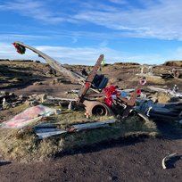 B29 Crash Site, Peak District, Tara