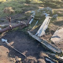 B29 Crash Site, Peak District, Tara