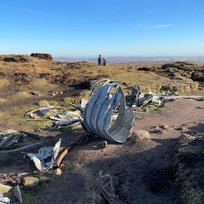 B29 Crash Site, Peak District, Tara