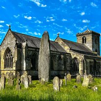 Rudston Monolith & All Saints Church