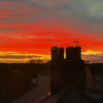 Home, Hornsea, Sunset