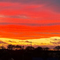 Home, Hornsea, Sunset