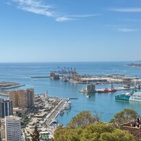 Castle, Malaga, View from Castle