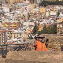 Jan, Malaga, View from Castle