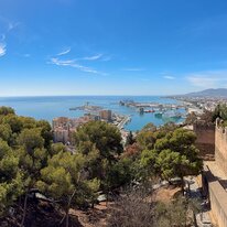 Malaga, View from Castle