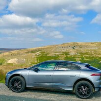 Car, Cycling, I-Pace, Tan Hill Trip