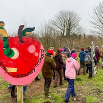 Community Orchard, Hornsea, Wassail
