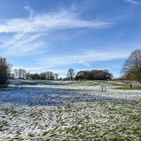 Hall Garth Park, Hornsea, Snow