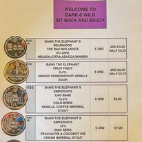 Beer, Chequers Micropub, Dark&Wild Tasting
