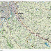 Cycling, Day 1, MAD, Route, Toulouse to Carcassonne
