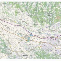 Cycling, Day 2, MAD, Route, Toulouse to Carcassonne